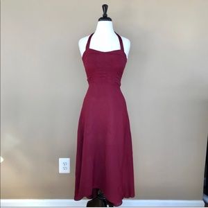 Reformation Halter High Low Dress